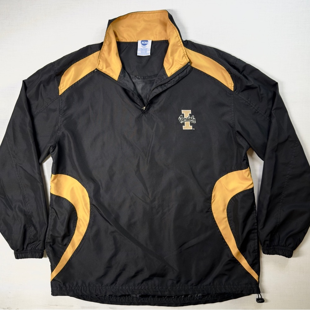 Vintage Idaho Vandals Jacket Mens Size M 1/4 Zip Pullover NCAA outerwear Gear